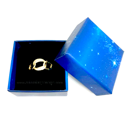 กล่องของขวัญ สีน้ำเงินท้องฟ้า 5x5x3 cm.