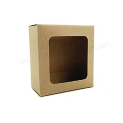 กล่องสบู่ คราฟท์ ขนาด 7.5 x7.5 x3.2 cm.(10ใบ)