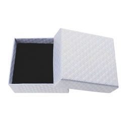 กล่องของขวัญ สีขาว 5x5x3 cm.(10ใบ)